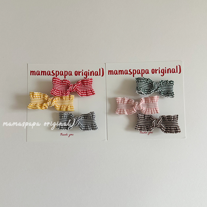 마마스파파-셔링리본핀세트