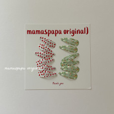 마마스파파-아보카똑딱핀세트