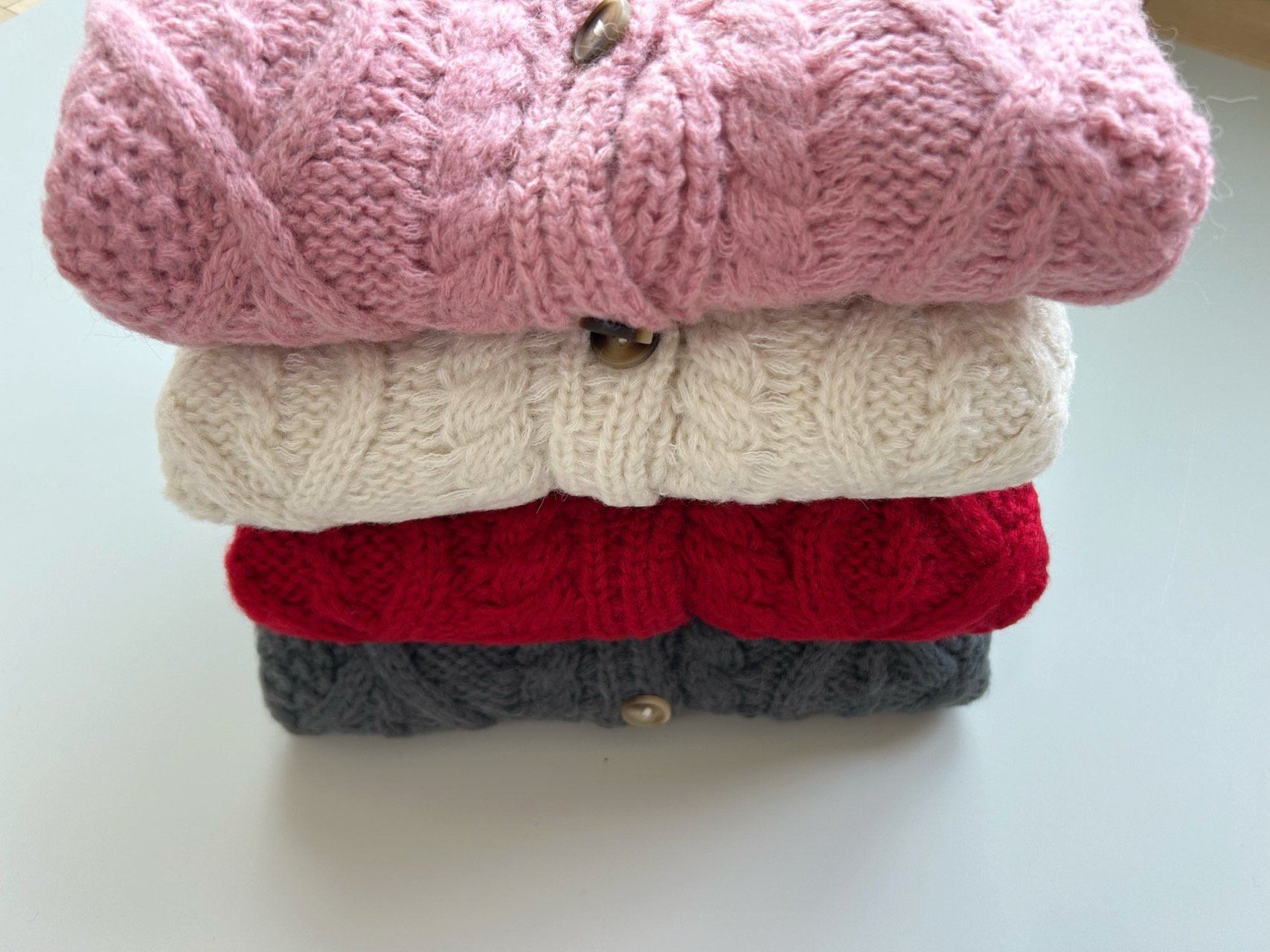 레브-오버핏가디건