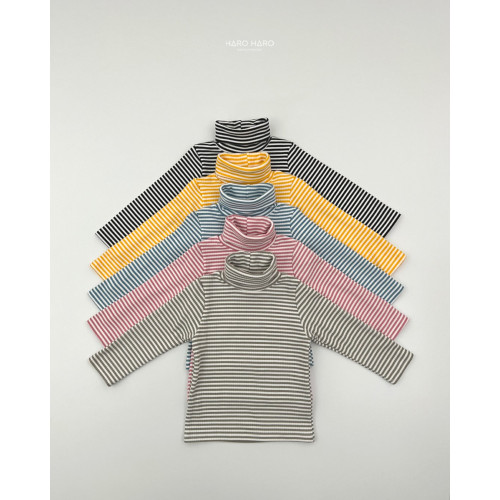 [코코브로니]하로하로-크레용기모폴라T 블랙 S