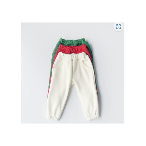 [코코브로니]하로하로-크리스마스밍크조거바지 레드 M