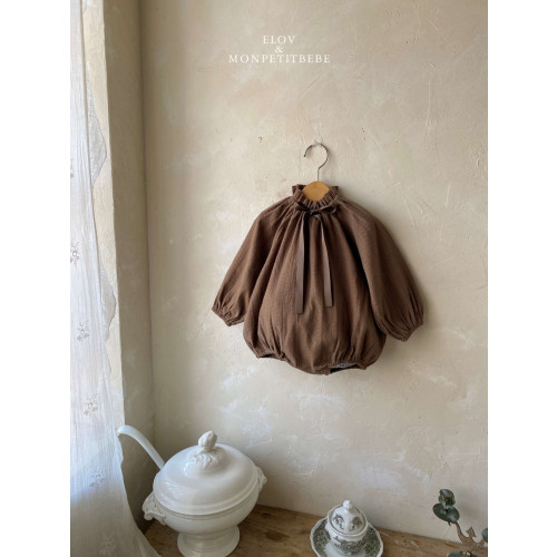 몽쁘띠베베-BABY베이즈슈트브라운