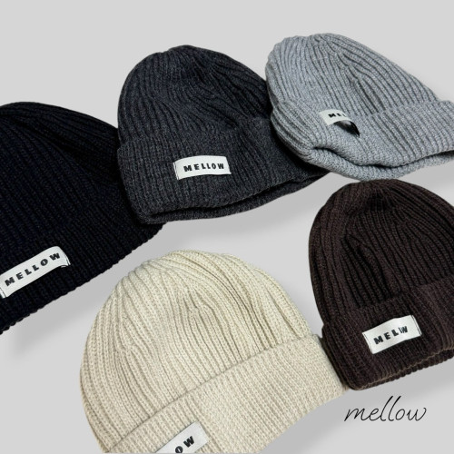 멜로우-라벨털모자