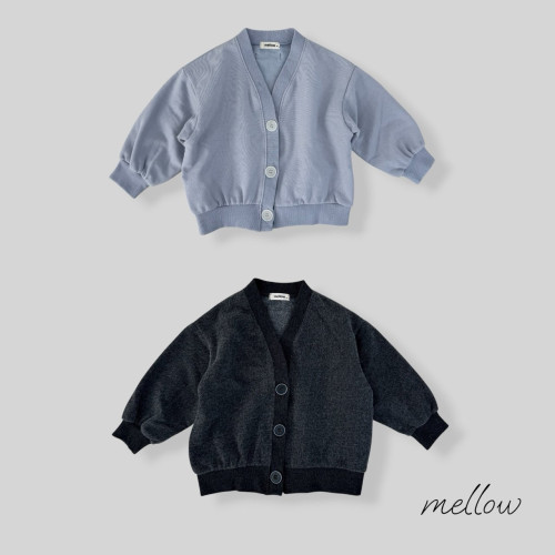 멜로우-버튼기모가디건