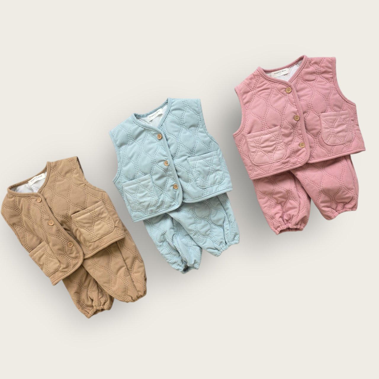 모란-모모조끼SET