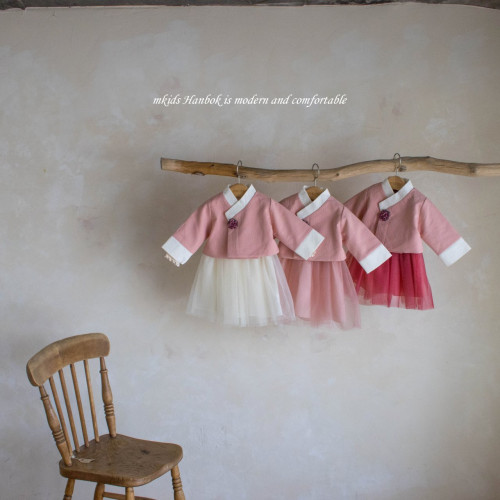 [한복]엠키즈-초아원피스세트