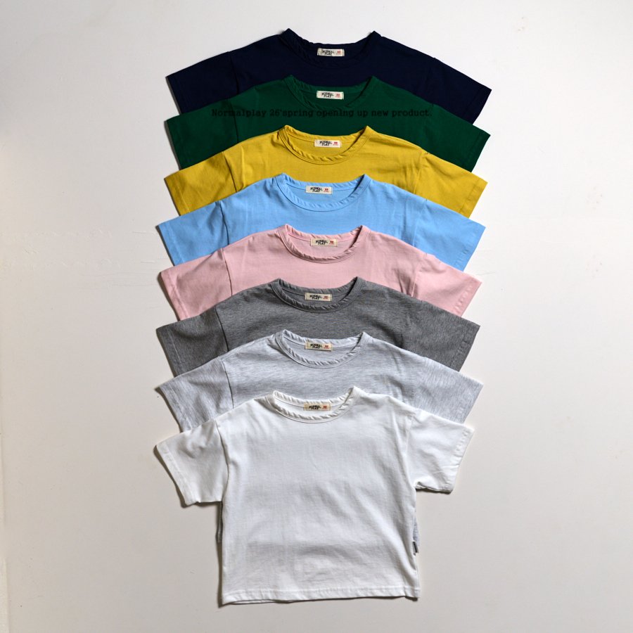 노멀플레이-기획굿모닝싱글반팔티