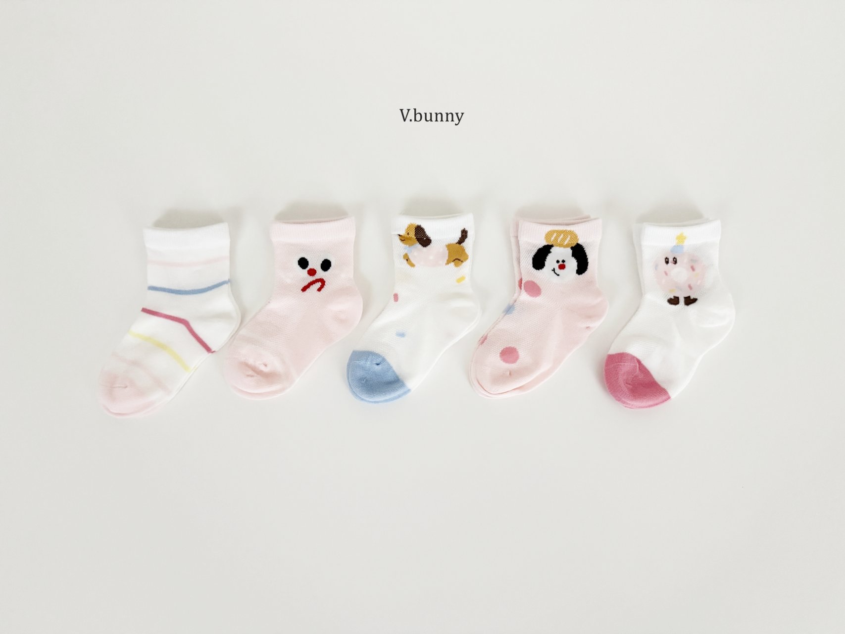 바닐라버니-도넛양말세트