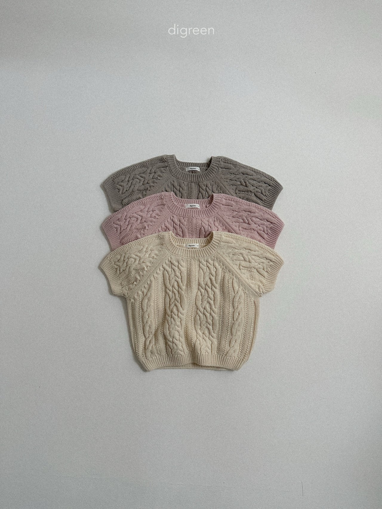 디그린-파스텔퍼프니트