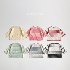 비비드아이-라벨단가라싱글티