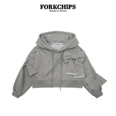 포크칩스-크로스리본후드티