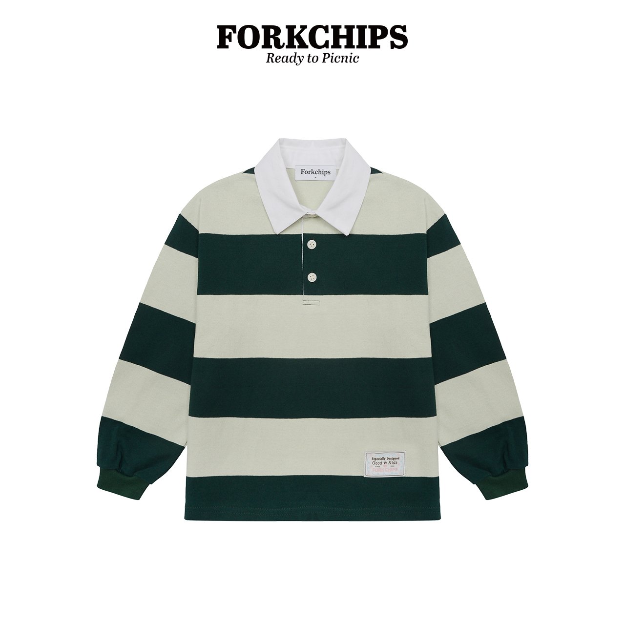 포크칩스-파스텔카라티셔츠