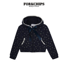 포크칩스-데이지후드집업