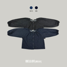 벨로-루엔워시블라우스