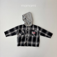 마마미-스프링체크후드JP