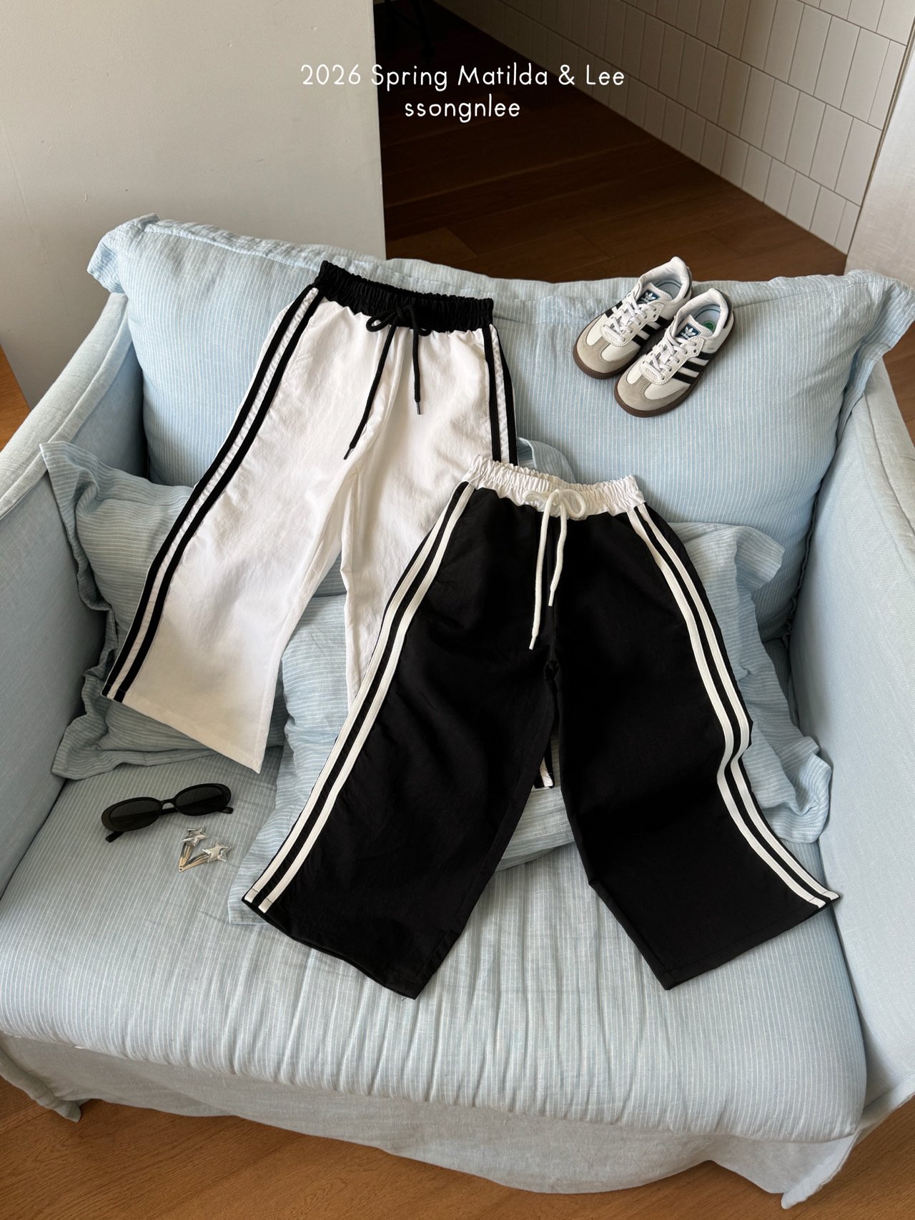 마틸다앤리-두줄배색팬츠