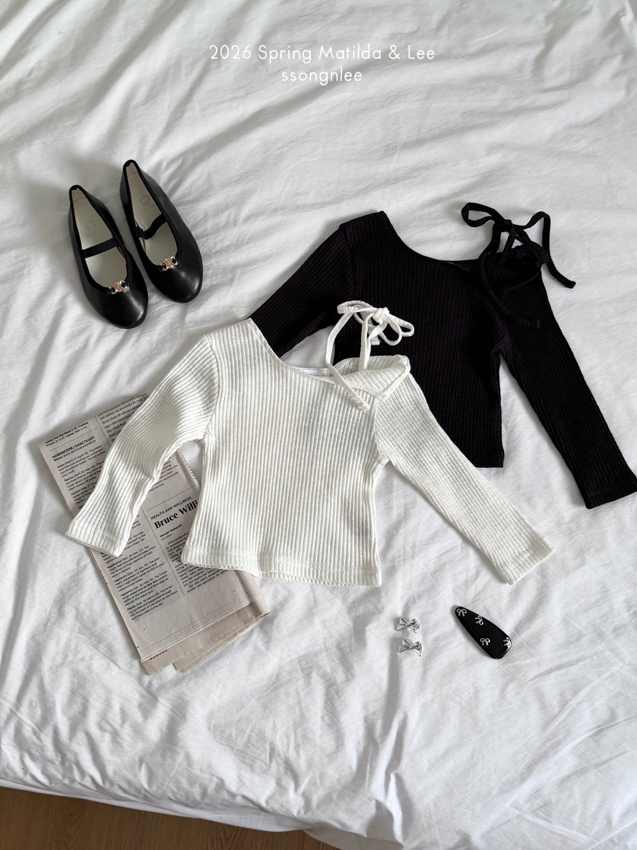 마틸다앤리-어깨끈트임티