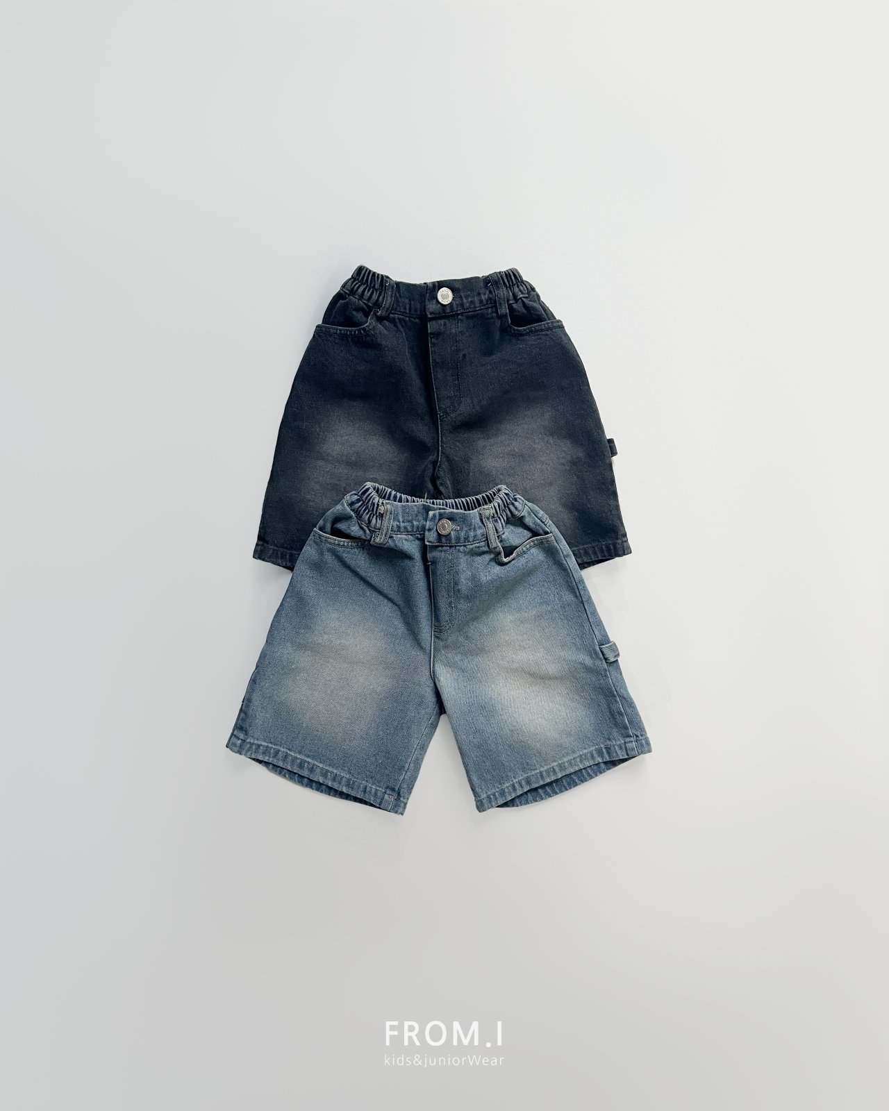 프롬아이-카펜더하프데님팬츠