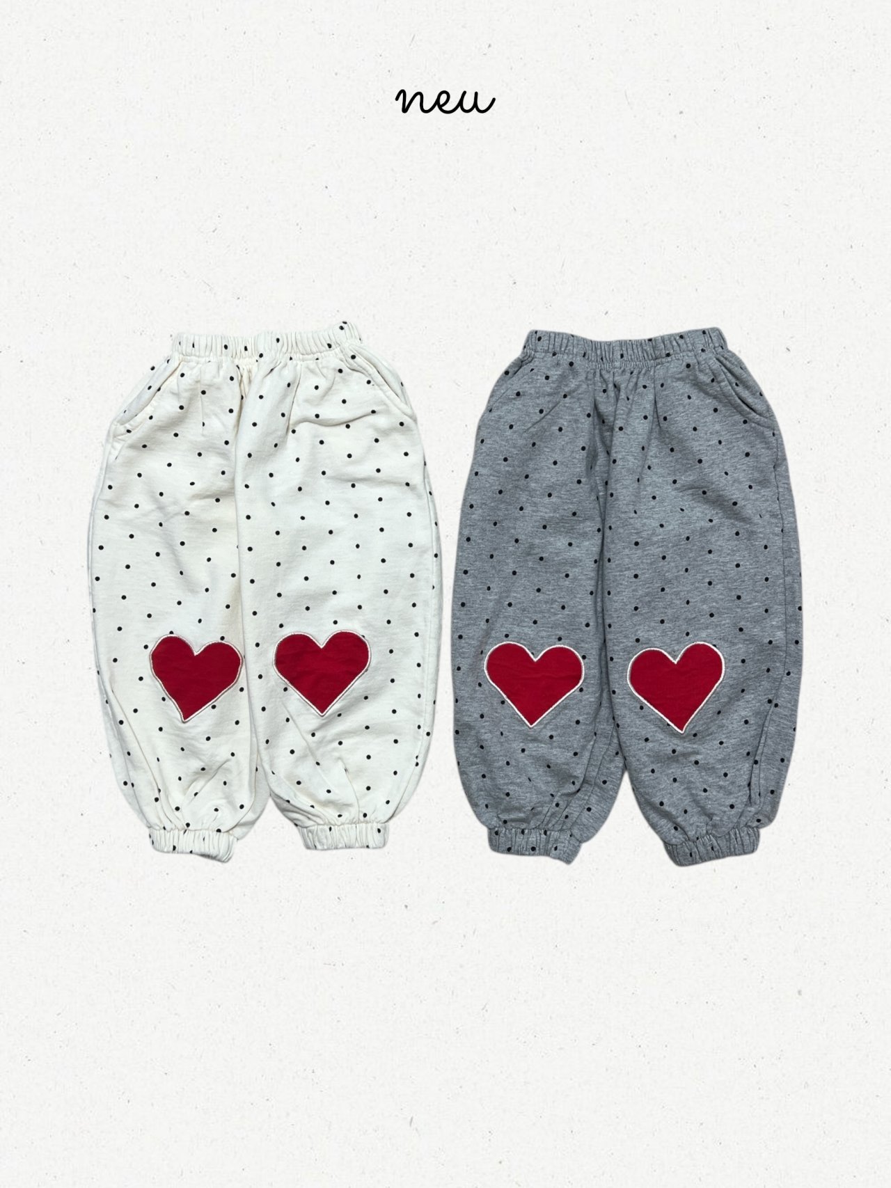 노이-도트하트빵조거팬츠