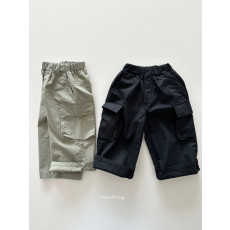 크림빵-코튼카고와이드팬츠