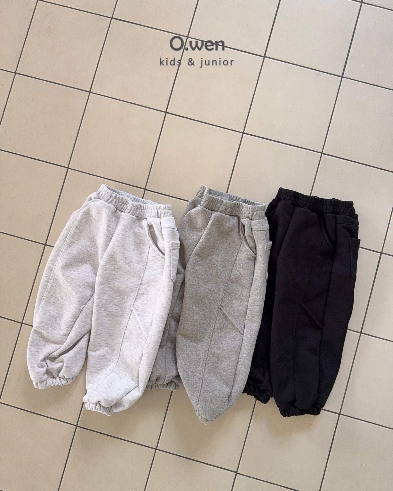 오웬-26절개조거팬츠