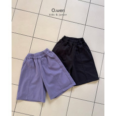 오웬-핀턱버뮤다팬츠