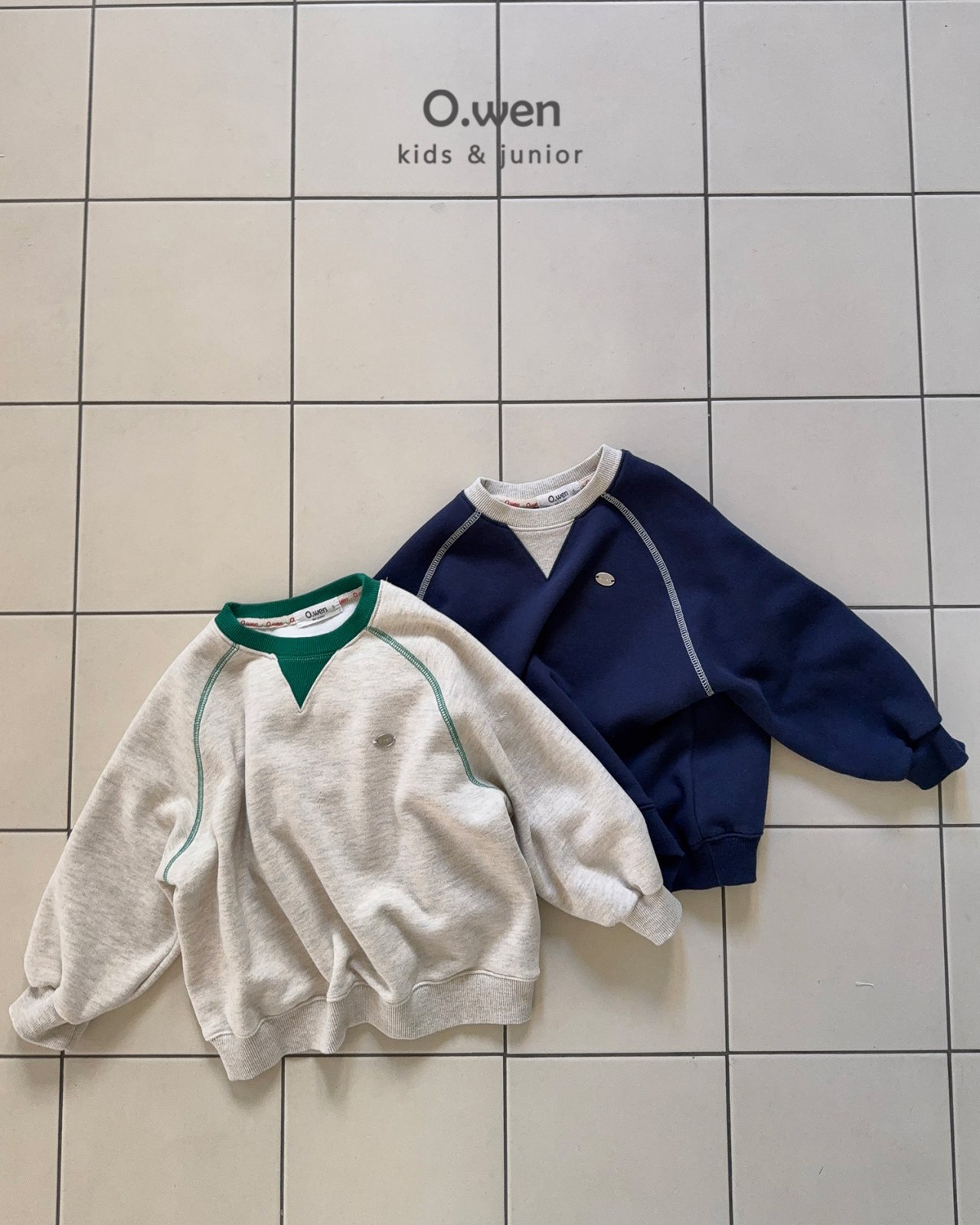 오웬-엘린배색맨투맨