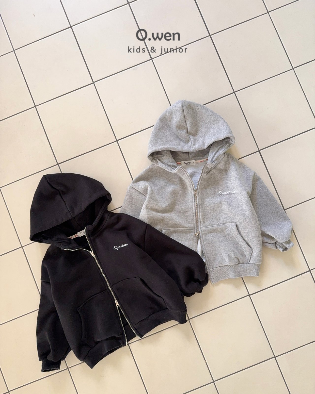 오웬-시그니처투웨이후드집업