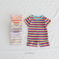 라임앤블루-SS레인보우단가라상하세트