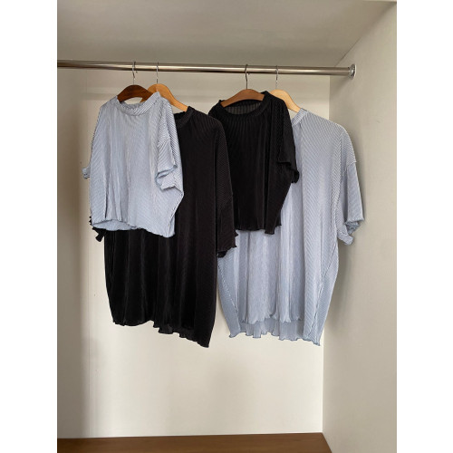 [여름]미끼-플리츠반팔티ADULT