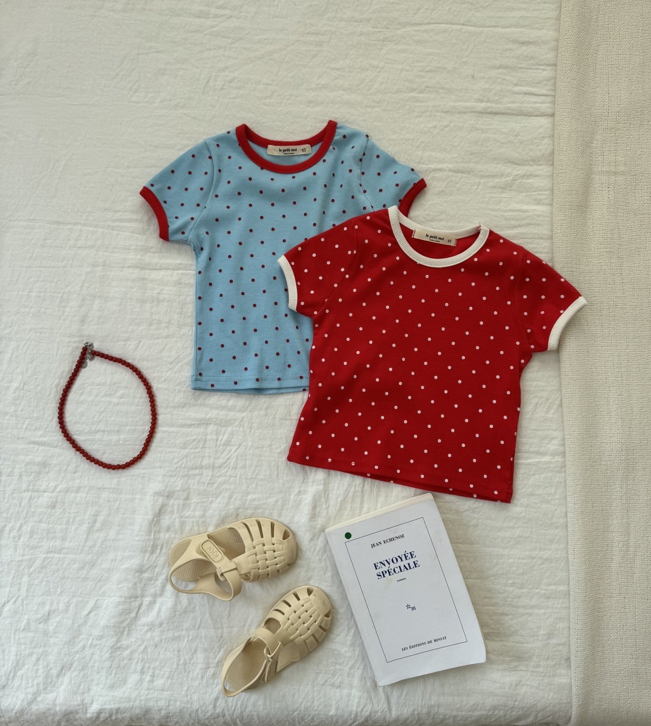 [여름]르쁘띠모-도트배색티