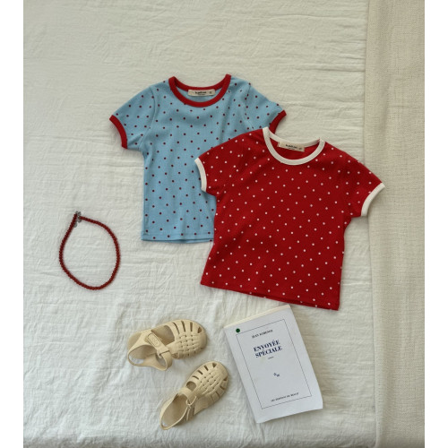 [여름]르쁘띠모-도트배색티