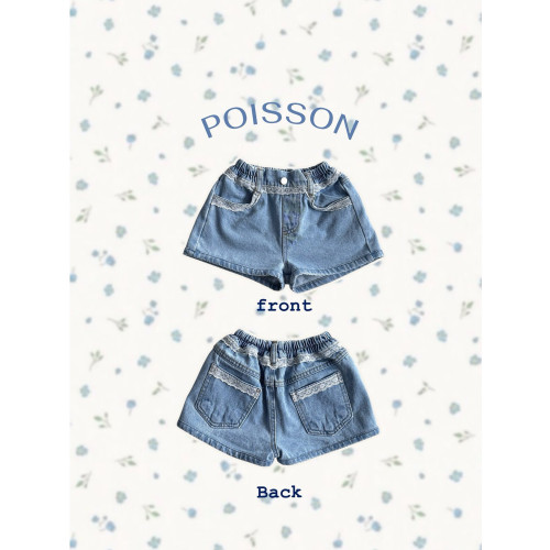 [여름]푸아송-빈티지레이스숏츠