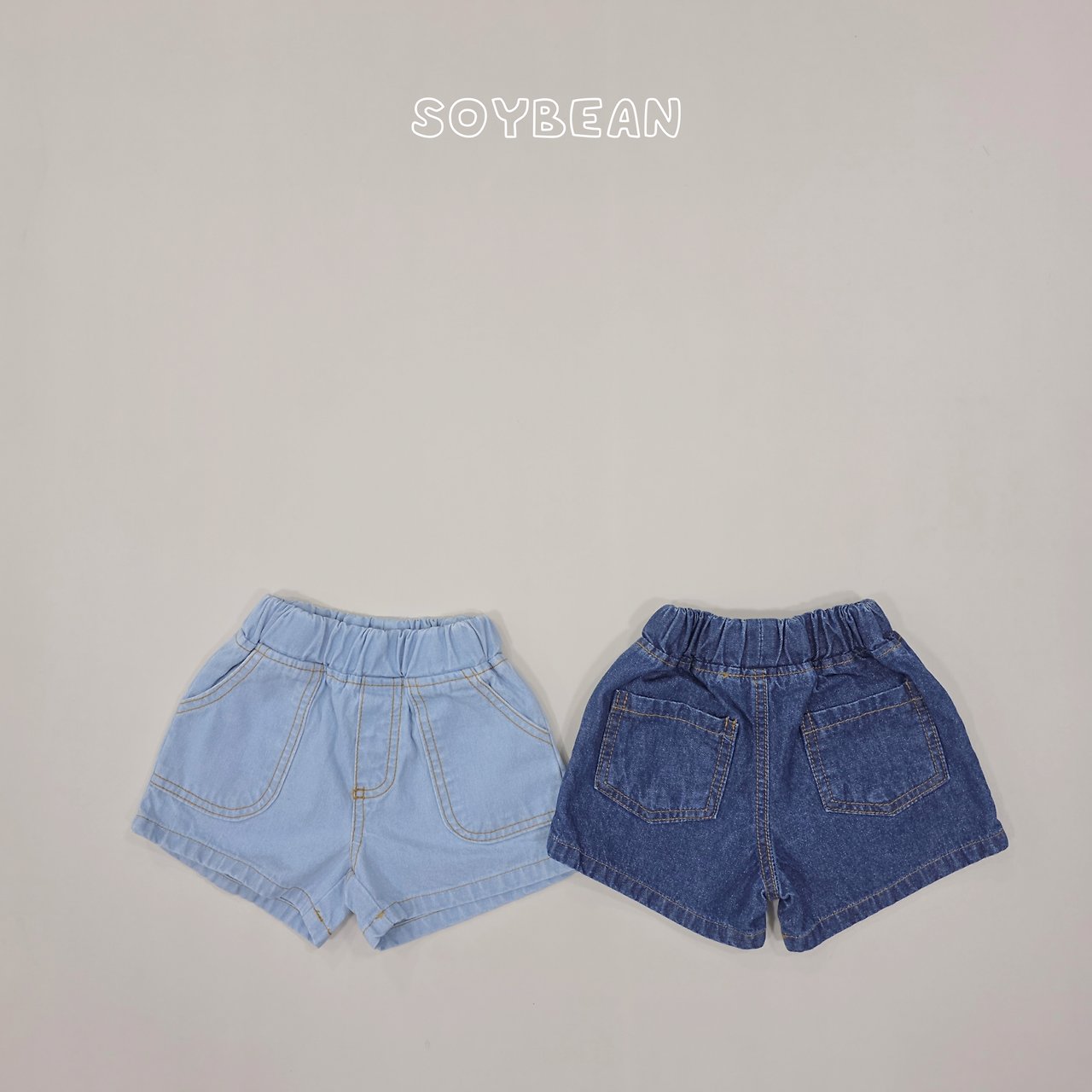 [여름]소이빈-기획데님아웃포켓반바지