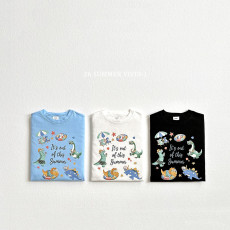 [여름]비비드아이-바캉스공룡반팔티