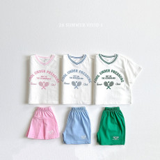 [여름]비비드아이-브이넥테니스상하