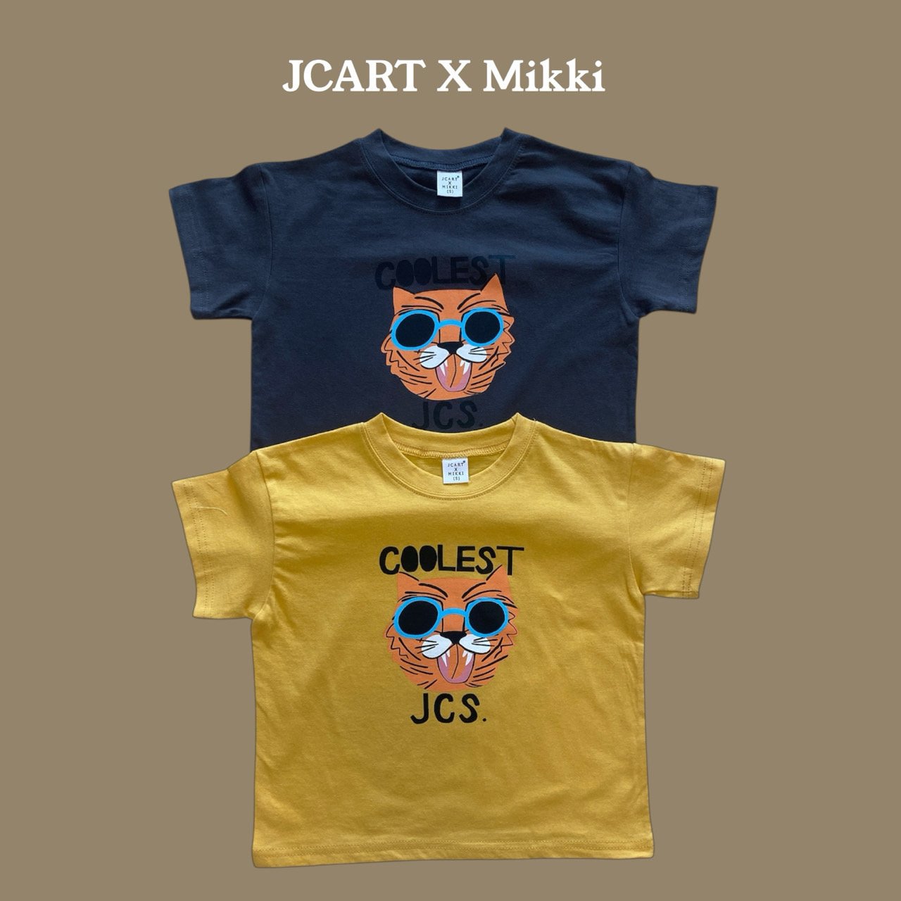 [여름]미끼-썬글호랑이반팔티