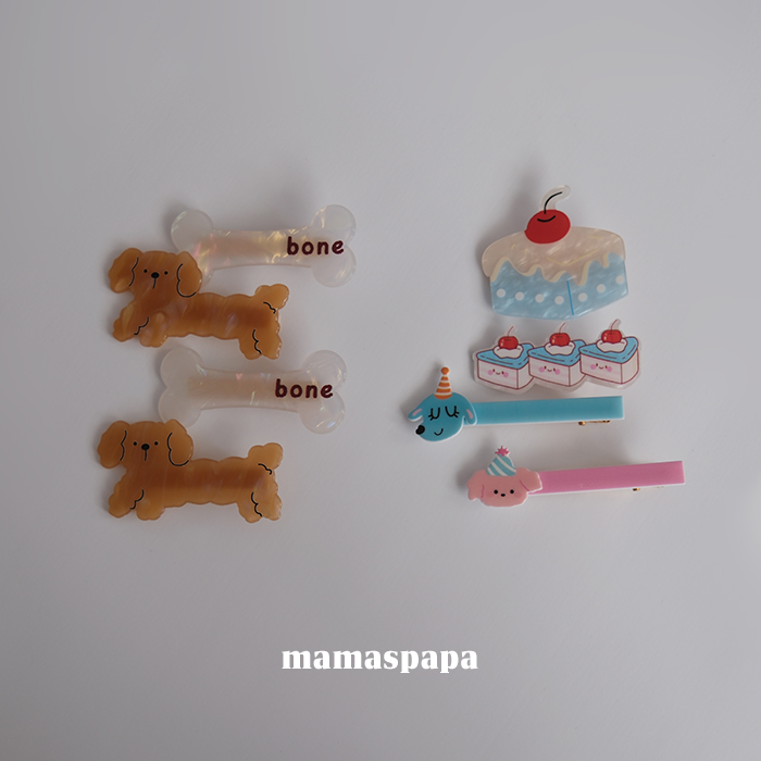 [여름]마마스파파-도그케이크핀세트